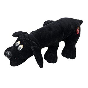 Vintage 1985 Tonka Pound Puppies Plush Black Dog 18" Stuffed Animal